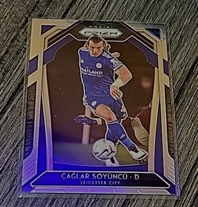 2020-21 Panini Prizm Premier League Soccer CAGLAR SOYUNCU #124 Leicester City - Picture 1 of 2