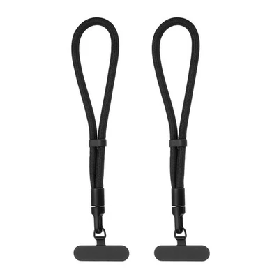 2Pack Universal Hand Wrist Strap Lanyard  for Most Smartphones, Black - Bild 1 von 4