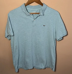 Camisa polo clásica de algodón azul para hombre Vineyard Vines talla mediana - Imagen 1 de 4
