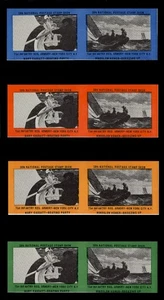 ASDA STAMP SHOW LABELS - 1966i, IMPERFORATE, SET OF 8 (4 PAIRS) - Picture 1 of 2