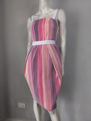 Camilla And Marc Sz 8 Colourful Tulip Dress AS NEW - image 1 of 4