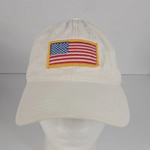 American Eagle Outfitters White Strapback USA Flag O/S hat cap - Picture 1 of 10