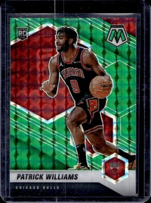 2020-21 Mosaic Patrick Williams RC Green Rookie #206 Bulls - Image 1 of 2