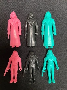 lot x 6 Dunkin Figures Darth Vader & Trooper original Star Wars LFL 1985 Yupi - Picture 1 of 8