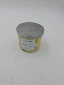 Huntington Home Sunset Citrus & Coconut 3-Docht Soja Mischung Kerze, Neu - Bild 1 von 6