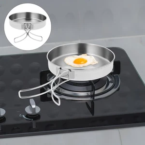 Non-stick Pan Mini Frying Portable Travel Indoor Outdoor for Camping - Picture 1 of 12