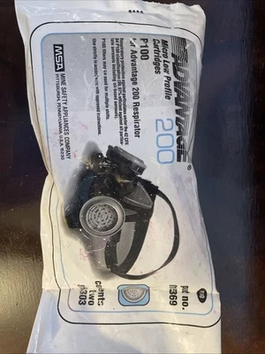 One Pair MSA Advantage 200 Respirator Micro Low Profile Cartridges - Image 1 of 4