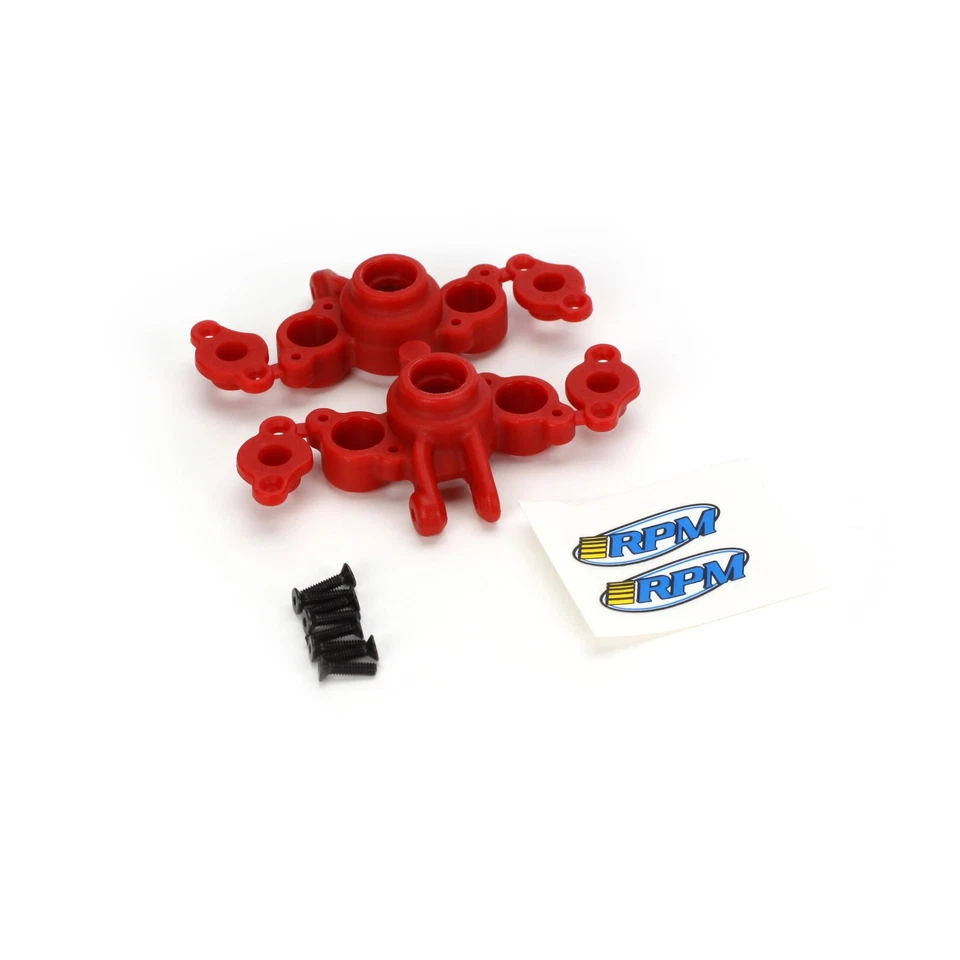 RPM 73169 Axle Carriers, Red: Traxxas 1/16 E-Revo, Slash, Rally - Image 1 of 1