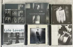 Lyle Lovett 6 Of His First 8 Releases Pontiac, Live In Texas, Joshua Judges Ruth - Picture 1 of 1