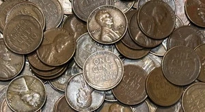 25 centavos Lincoln Wheat fechas mixtas y mentas 1/2 rollo - Imagen 1 de 1