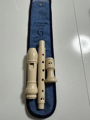 Grabadora soprano Yamaha YRS-27L con estuche hecha en Japón usada AAB - Imagen 1 de 3