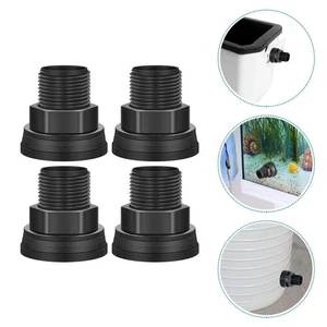 4pcs Easy Install Plastic Aquarium Pipe Fittings Water Tank Joint Connectors - Bild 1 von 12