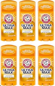 ARM & HAMMER Deodorant Solid ULTRAMAX Anti-Perspirant Unscented 2.60 oz 6 PK - Picture 1 of 4