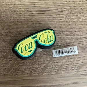 ⭐️NWT⭐️ Crocs Jibbitz Coca-Cola Sunglasses Charm The Coca-Cola 90's Collection - Picture 1 of 4