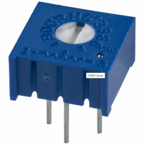 TRIMMER 2K 1 GIRO 2 KOHM VITE IN TESTA REG. ORIZZONTALE 3386P001202 ( = 5 PEZZI) - Picture 1 of 4