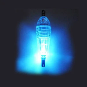 LED Flashing Deep Drop Fishing Squid Underwater Fish Lure Light Lamp fishing - Foto 1 di 16