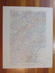 Deerwood Minnesota 1949 Original Vintage USGS Topo Karte - Bild 1 von 1