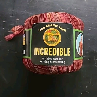 Lion Brand INCREDIBLE Ribbon Yarn, Color: Autumn Leaves #206  - Image 1 of 4