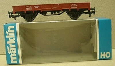 Vintage Marklin HO 4423 Low Loader Wagon With Original Box (MB10) - Image 1 of 4