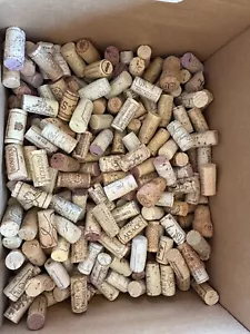 VTG Large Lot of 200 Wine Bottle Corks 1990s/2000s Mostly French Wine for Crafts - Picture 1 of 4