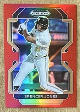 2022 Panini Prizm Draft Picks Red Prizm Spencer Jones #PDP25