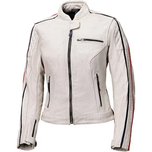 Women's Motorcycle Leather Jacket 38 - HELD Brixham - Gray-Red - Picture 1 of 3