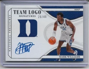 Mark Williams 2022-23 Panini National Treasures Rc Auto SP #29/49 + Book - Picture 1 of 3