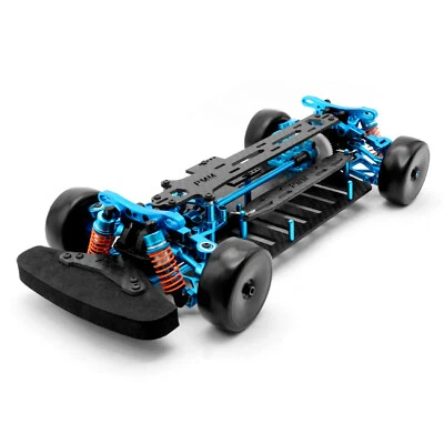 Upgraded Metal Alloy Carbon Fiber Chassis Frame Kit For TT02 TT-02 1/10 RC Car - Image 1 of 4