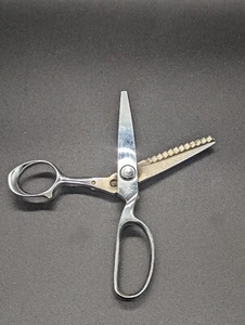 Canary Pinking Shears Scissors Japan Sewing Cutting Fabric Crafting Quality 7" - Picture 1 of 3