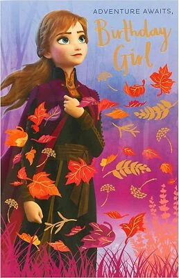 Disney Princess Anna Pop Up Frozen 2 Birthday Card for Girls - Image 1 of 4