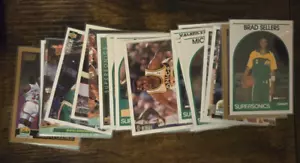 (1989 to 1996) Seattle Supersonics - Lot - 26 Cards - Picture 1 of 6