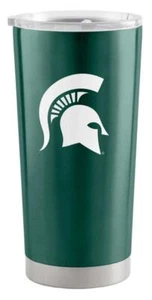 Michigan State Spartans 20oz Stainless Steel Travel Tumbler [NEW] Mug Glass Cup - Picture 1 of 1