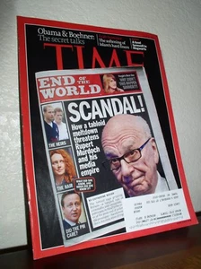 Time Magazine July 25, 2011-Scandal! Tabloid Meltdown threatens Rupert Murdoch - Imagen 1 de 4