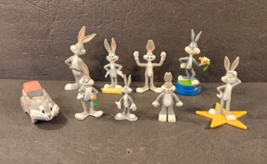 KONVOLUT 9 VINTAGE 80ER & 90ER BUGS BUNNY WARNER BROS PVC VERSCHIEDENE SPIELZEUG KONVOLUT - Bild 1 von 5