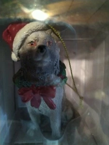 Polynesian Christmas Ornament Husky - Picture 1 of 1