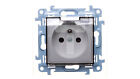 Simon 10 Single socket-outlet with a seal and covers with a transparent f /T2UK