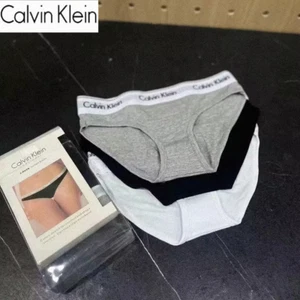 Calvin Klein Ladies 3 Pack Bikini Briefs Underwear Womens Knickers Panties - Picture 1 of 6