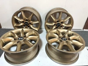 F1 PANASPORT RACING FORMULA ONE wheels JDM SET Gold Plated 215/60/R16 No Tyres - Picture 1 of 13