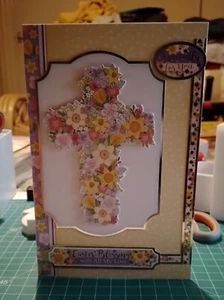 Sparkling and bright Easter Card For Family Or Friends With Envelope, shimmer - Picture 1 of 2