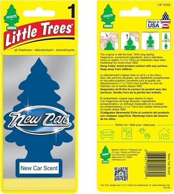 Little Trees Hanging Air Freshener New Car Scent Home Car 6-12-24-48-96-144 pc - Image 1 of 4