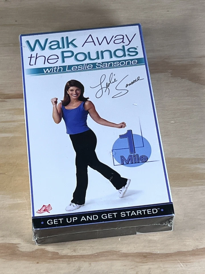 Walk Away the Pounds with Leslie Sansone VHS Get Up Get Started NEW Sealed - Image 1 of 4