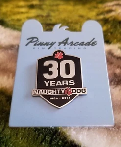 Pinny Arcade Pax 2014 Naughty Dog 30th Anniversary Pin Shield - Picture 1 of 1