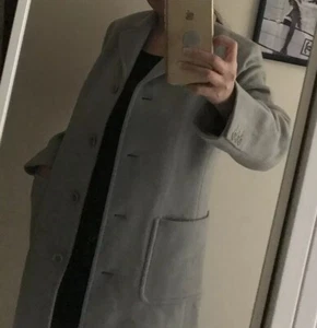 New . J Crew Wool Coat Size Small Grey - Picture 1 of 10