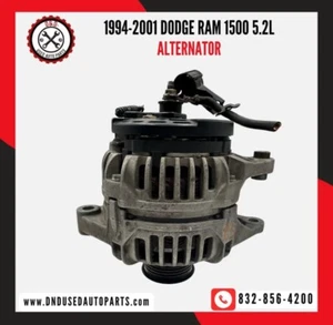 2001 Dodge Ram 1500 Alternator 5.2L 94 95 96 97 98 99 00 01 OEM - Picture 1 of 6