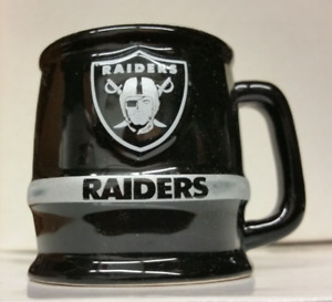 Oakland Raiders Shot Glass NFL Team Sports Fan Barware Ceramic 2 Ounce