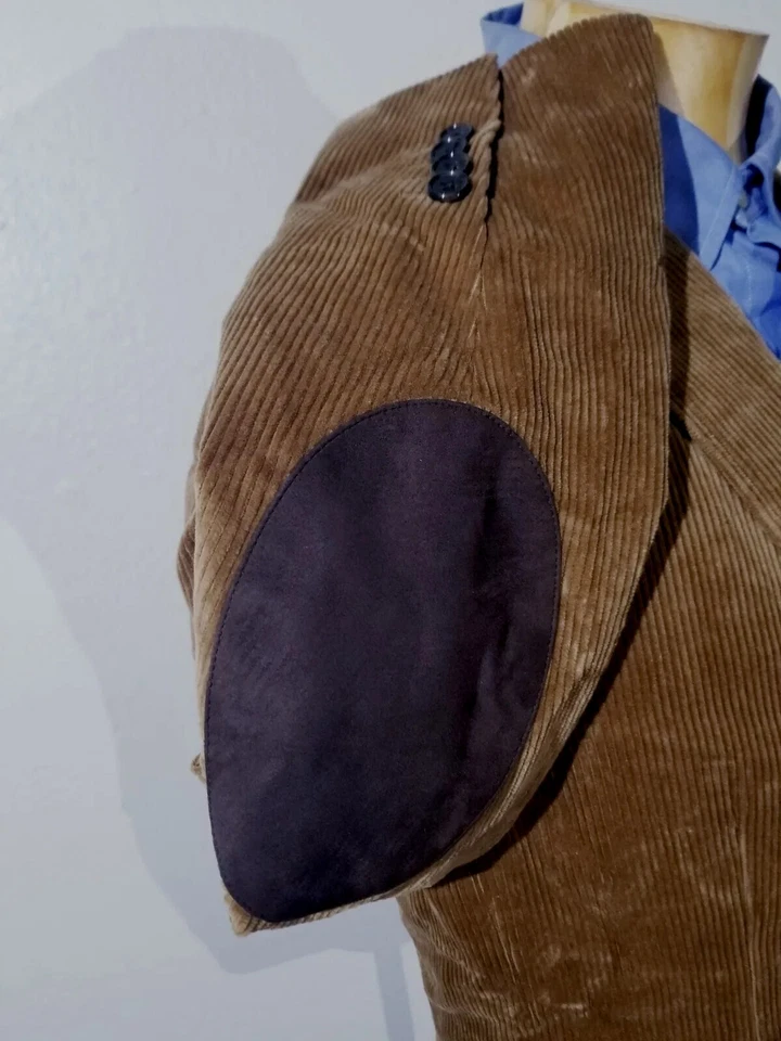 NUEVO CON ETIQUETAS 40S Regent Brooks Brothers Cinturón Pana Codo Ptch Blazer Chaqueta Abrigo Deportivo Foto 1 de 4