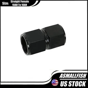 Acoplador giratorio hembra recto 10 AN a -10 AN montaje de unión negro - Imagen 1 de 4
