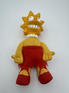 VINTAGE LISA SIMPSON "I SIMPSON" CARTONE ANIMATO PELUCHE BAMBOLA 8" 1990 - Foto 1 di 2