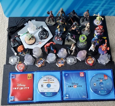 Disney Infinity 2.0 3.0 Video Game, Figures, Portal, Power Disks BUNDLE PS4/PS5 - Image 1 of 4