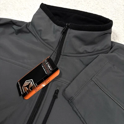 Old Navy Softshell Jacket Mens  M / L Gray Quick Dry Lightweight Performance - Image 1 of 4